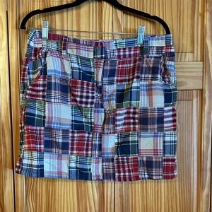 J. Crew Factory Plaid Patchwork Skirt - Multicolor